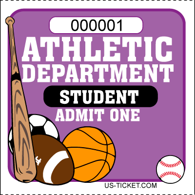 Athletic-Admit-One-Roll-Ticket-Student-Purple
