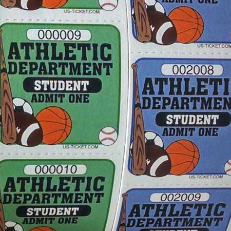 Athletic-Admit-One-Roll-Ticket-Student