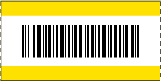 Barcode Roll Ticket Yellow
