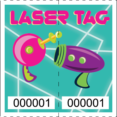 Premium Laser Tag Roll Tickets