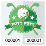 Premium Putt Putt Golf Roll Tickets