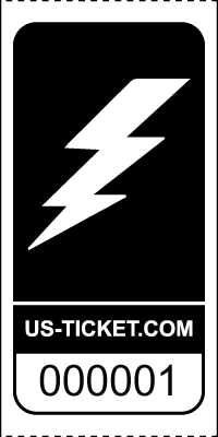 Premium Lightning Bolt Roll Tickets