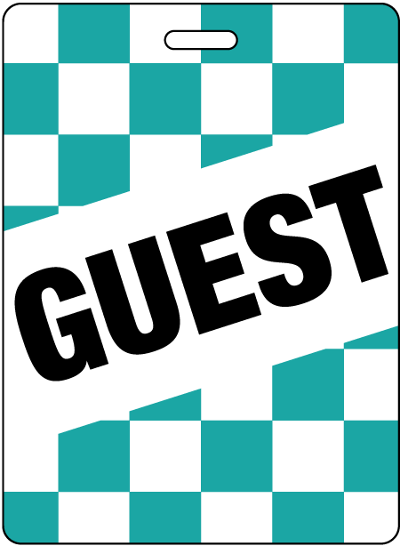 Checkerboard Event Badges