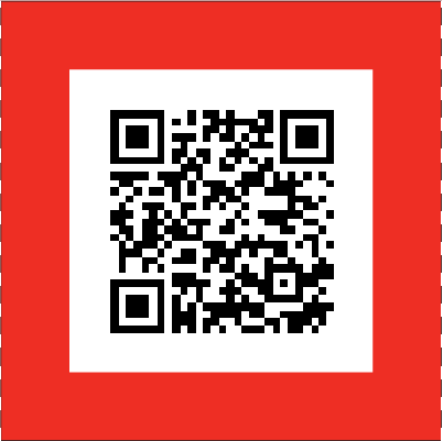 QR Code Roll Ticket Red
