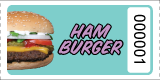 Graphic Style Burger Tickets