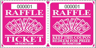 Premium Large Double Raffle Ticket