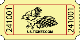 Standard Eagle Roll Ticket Yellow