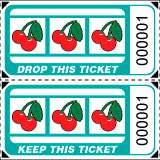 Slot Machine - Cherry Raffle Tickets