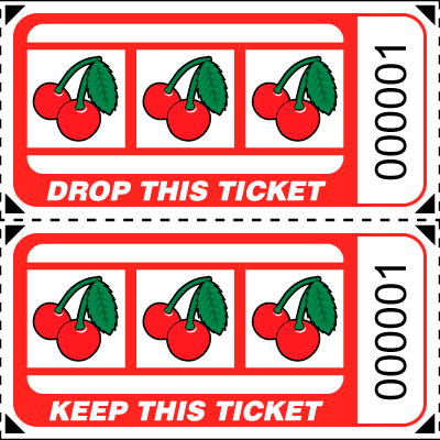 Slot Machine - Cherry Raffle Tickets