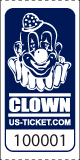 Premium Clown Roll Ticket Navy