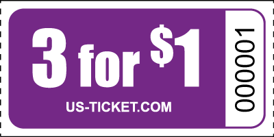 Roll Ticket Denomination $5 Purple