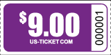 Roll Tickets Denomination $1 Purple