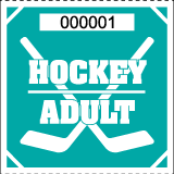 Premium Hockey Roll Ticket - Adult Aqua