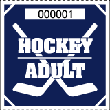 Premium Hockey Roll Ticket - Adult Navy