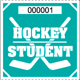Premium Hockey Roll Ticket - Student Aqua