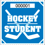 Premium Hockey Roll Ticket - Student Blue