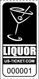 Premium Liquor Drink  / Bar Tickets Black
