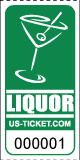 Premium Liquor Drink  / Bar Tickets Green