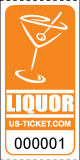 Premium Liquor Drink  / Bar Tickets Orange