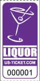 Premium Liquor Drink  / Bar Tickets Purple