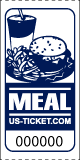 Premium Meal Roll Tickets Navy
