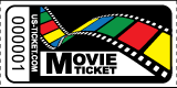 Roll Ticket Movie Black