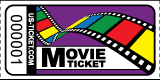 Roll Ticket Movie Purple