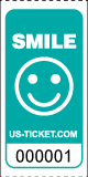 Premium Smile Roll Ticket Aqua