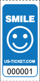 Premium Smile Roll Ticket Blue