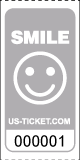 Premium Smile Roll Ticket Gray