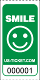 Premium Smile Roll Ticket Green