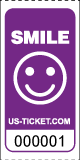 Premium Smile Roll Ticket Purple