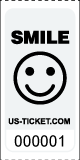 Premium Smile Roll Ticket White