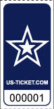 Roll Tickets Star Navy