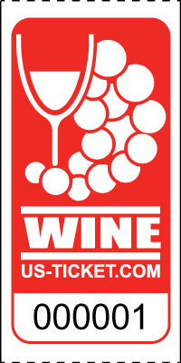 Premium Wine Drink Ticket / Bar Ticket