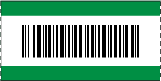 Barcode Roll Ticket Green
