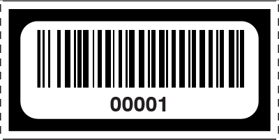 Barcode And Numbered Roll Ticket