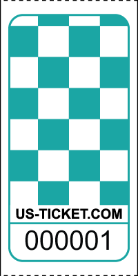 Premium CheckerBoard Pattern Roll Tickets 