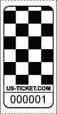 Premium CheckerBoard Pattern Roll Tickets 