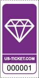 Diamond Roll Ticket Purple