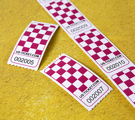 Checker Board Roll Tickets