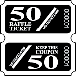 Premium 50/50 Raffle Ticket Rolls
