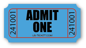 admit one ticket