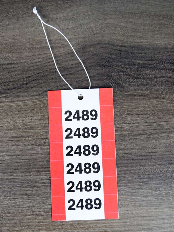 Multi Piece Luggage Tag With String