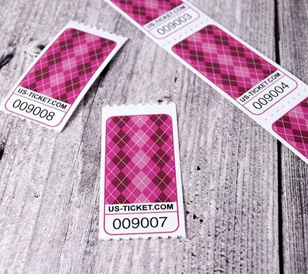 Premium Argyle Pattern Roll Tickets - Image 9