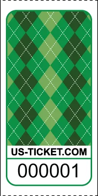 Premium Argyle Pattern Roll Tickets - Image 5