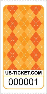 Premium Argyle Pattern Roll Tickets - Image 4