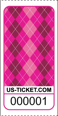 Premium Argyle Pattern Roll Tickets - Image 6