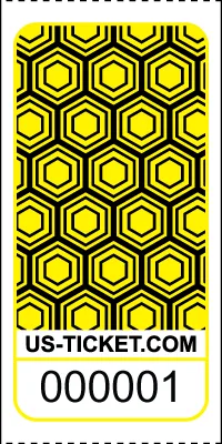 Premium Honeycomb Pattern Roll Tickets