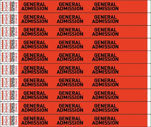 General Admission Wristbands